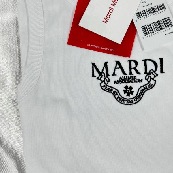 MARDI TANK RACER WHITE BLACK - Image 2
