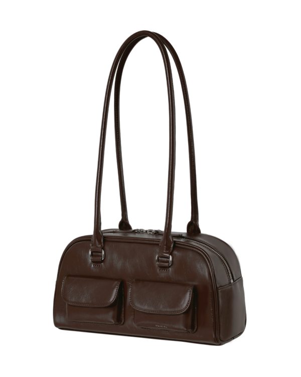 Stand Oil Chubby Bag in Maroon - Image 8