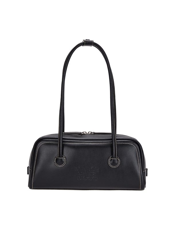 Margesherwood Soft Baguette Bag Black Plain