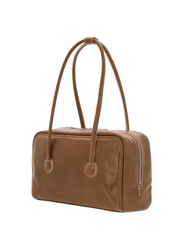 Margesherwood Soft Boston Bag Brown Crinkle - Image 3
