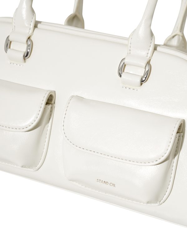 Stand Oil Chubby Bag in White - Image 6
