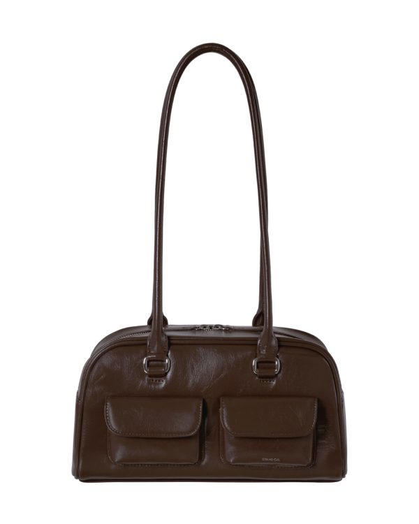 Stand Oil Chubby Bag in Maroon
