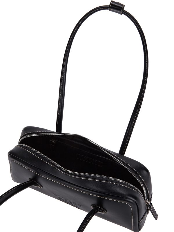 Margesherwood Soft Baguette Bag Black Plain - Image 4