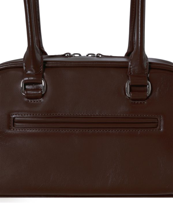 Stand Oil Chubby Bag in Maroon - Image 6