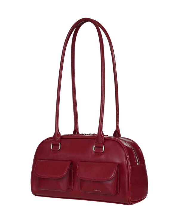 Stand Oil Chubby Bag in Red Wine - Image 8