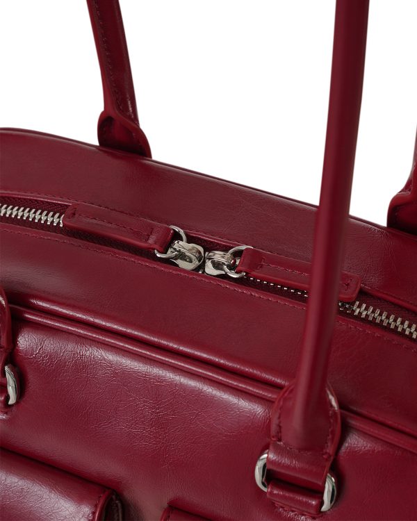 Stand Oil Chubby Bag in Red Wine - Image 5