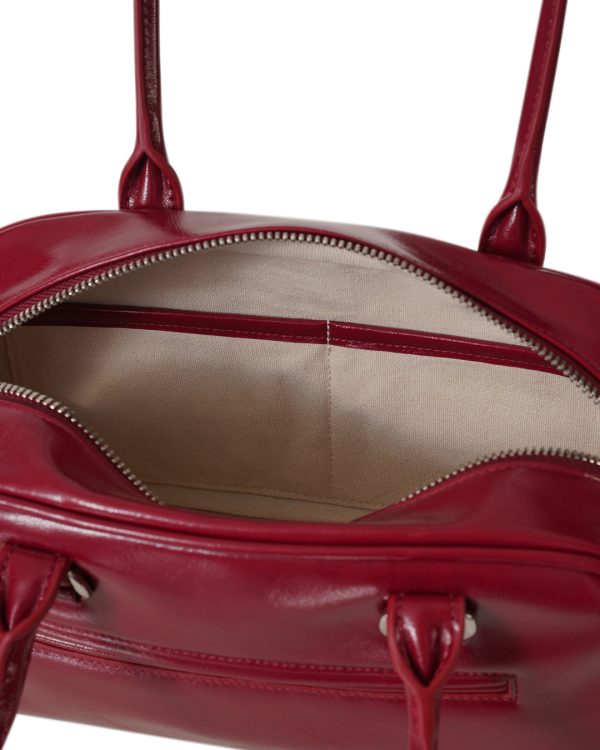 Stand Oil Chubby Bag in Red Wine - Image 3